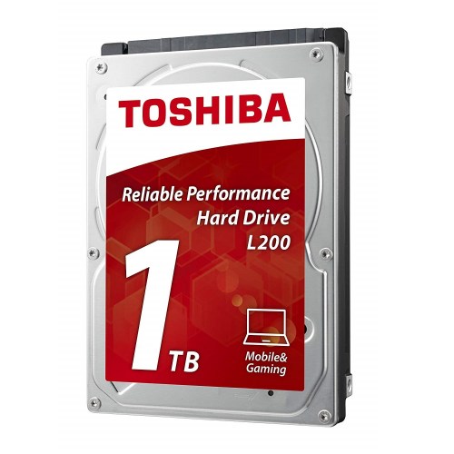 HDD TOSHIBA  L200, 1TB, 5400rpm, 8 MB, SATA 3Gb/s, 9.5 mm, HDWJ110UZSVA